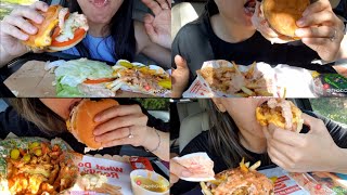 TWILIGHT ASMR VS IN_N_OUT FRIES AND BURGER EATING COMPLIATION/*big bites*/real eating sound