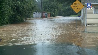 Lancaster County road floods