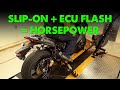 Kawasaki Ninja ZX-10R (2019) Slip-On (Cat-Delete) with Flashed ECU Horsepower