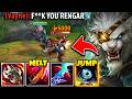 This guy locked in Vayne top... so I picked Rengar and taught her a lesson