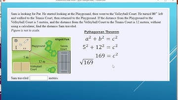 Pythagorean Theorem on a Path