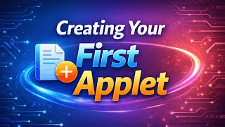 Creating Your First Applet