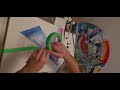 Acrylic Painting With Tape -  [ASMR - No SPEAKING] #asmrpainting #asmr #asmrcommunity
