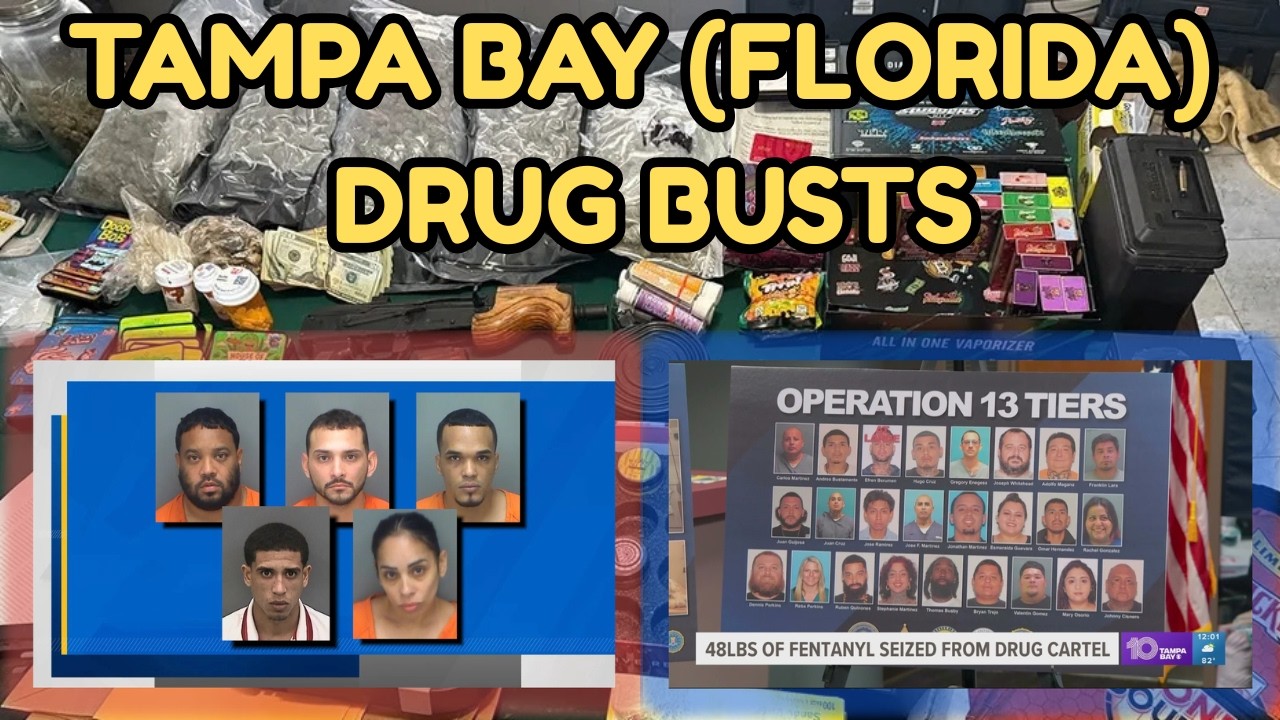 Tampa Bay Drug Busts — Florida’s Gulf Coast Under Investigation