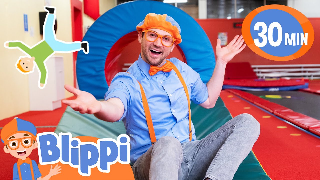 Blippi Learns to Tumble! Easy Gymnastics Videos for Kids and Toddlers