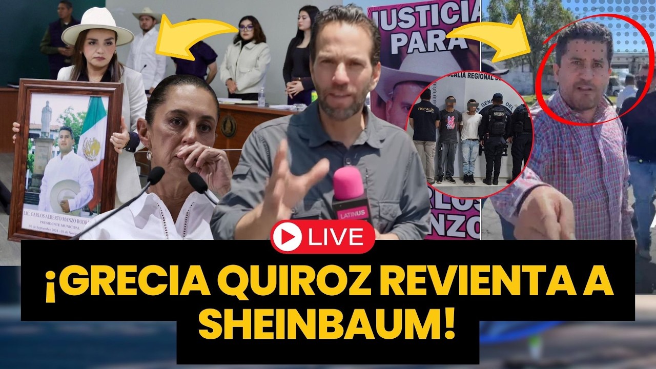 ¡URUAPAN REVIENTA a SHEINBAUM! ¡GRECIA QUIROZ DA GOLPE CONTUNDENTE! ¡MORENA ESTÁ en JAQUE! | 