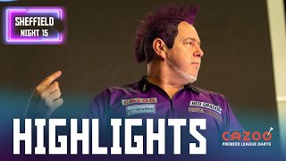 SUPERB IN SHEFFIELD! | Night 15 Highlights | 2023 Cazoo Premier League