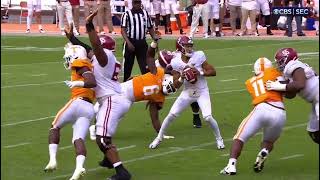 Alabama vs Tennessee Highlights | Bryce Young Takes HUGE HIT vs Tennessee | College Football 2022
