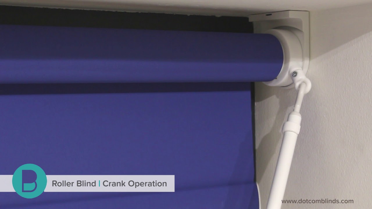 Crank Operated Roller Blind YouTube