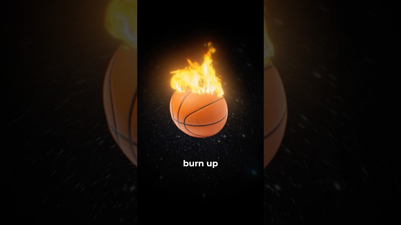 Dropping A Basketball From Space ☄️