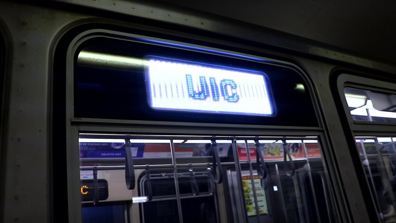 CTA "L" Train System UICHalsted Bound Bombardier 5000Series Blue