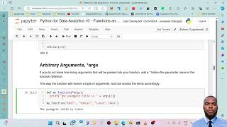 Python for Data Analytics 10 - Functions and lambda #Dataanalyst #data #analytics
