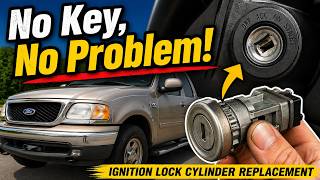 Ford Lock Cylinder Replacement without key - Late 90s &amp; 2000s Fords