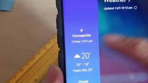 Galaxy S10 / S10+: How to Enable / Disable Edge Panels Weather Widget