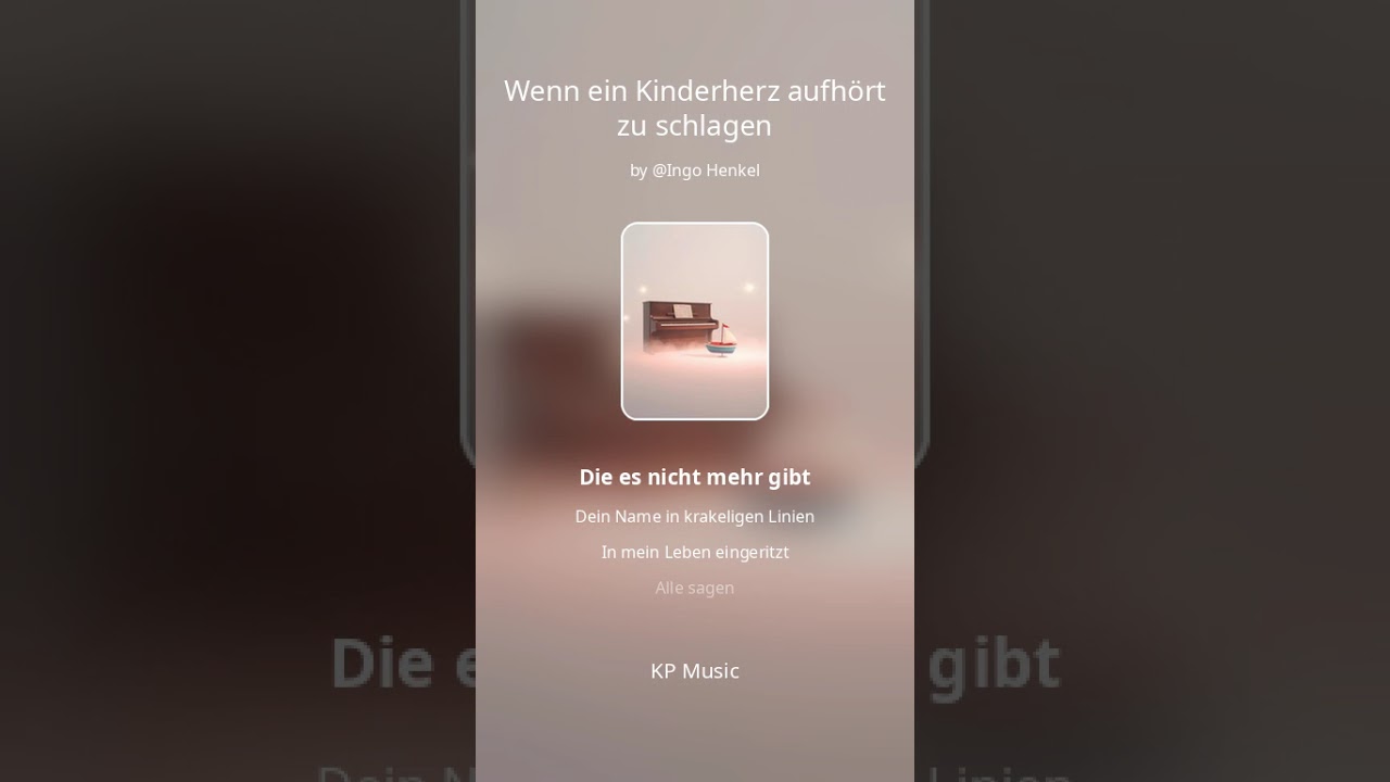 Wenn ein Kinderherz aufhört zu schlagen