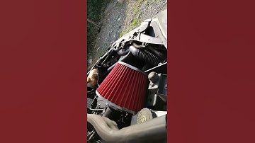 Corsa before and after air intake