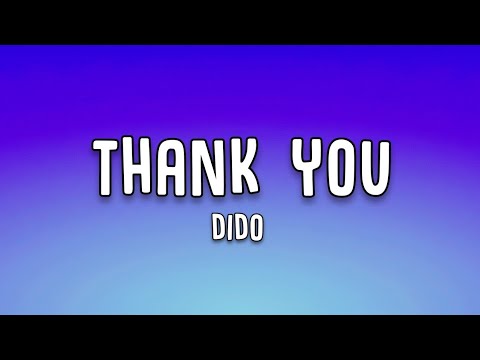 Dido | Thank You | Lyrics video