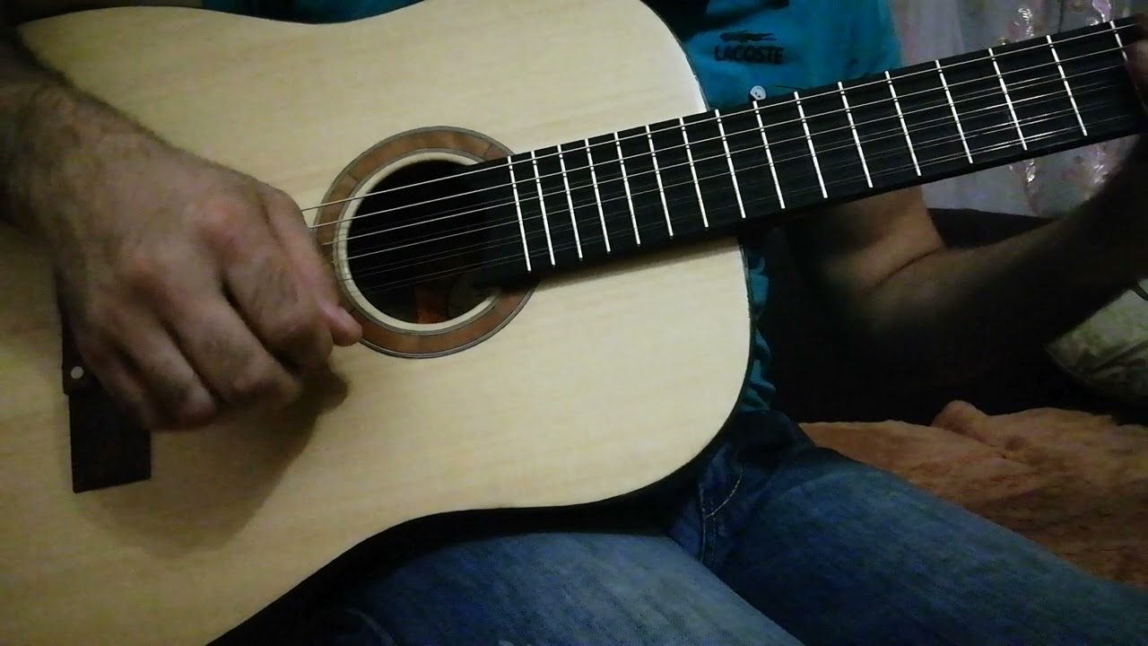 очередная замена верхней деки. - YouTube