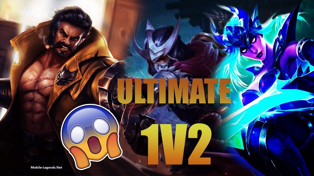 ROGER VS KARINA, HAYABUSA- ULTIMATE 1V2! Mobile Legends