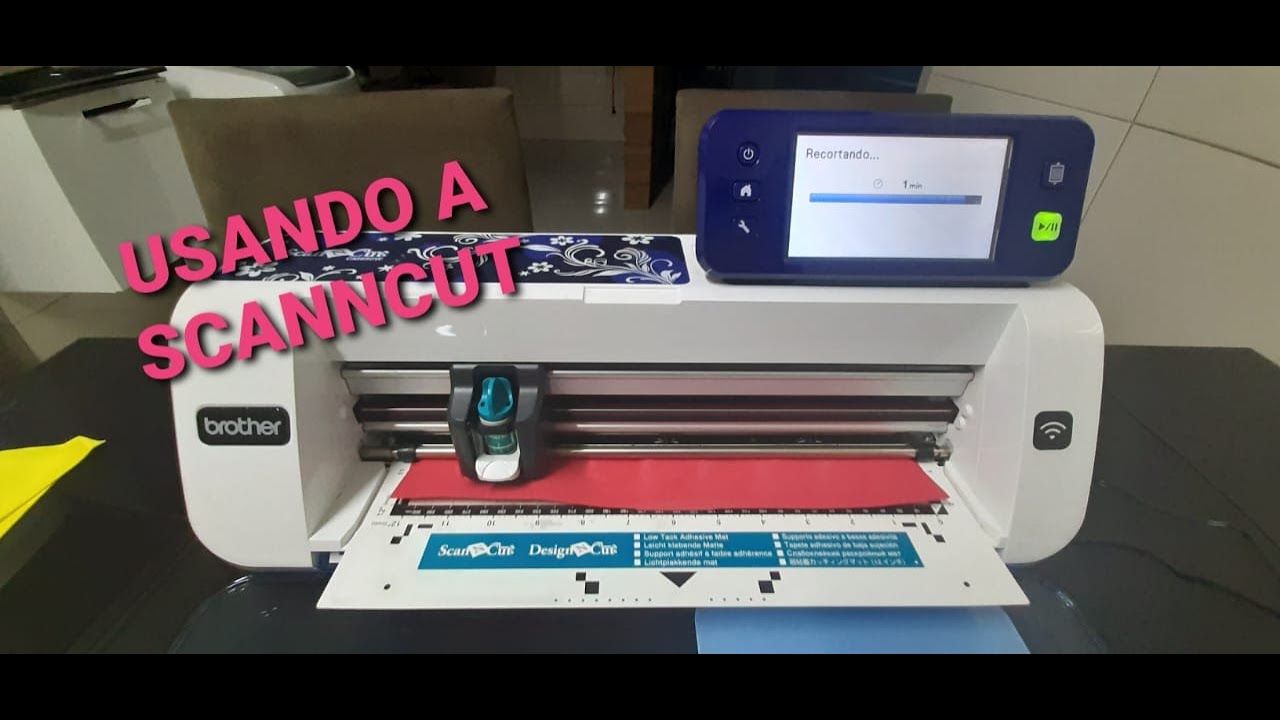 USANDO A SCANNCUT ( MÁQUINA DE CORTE)