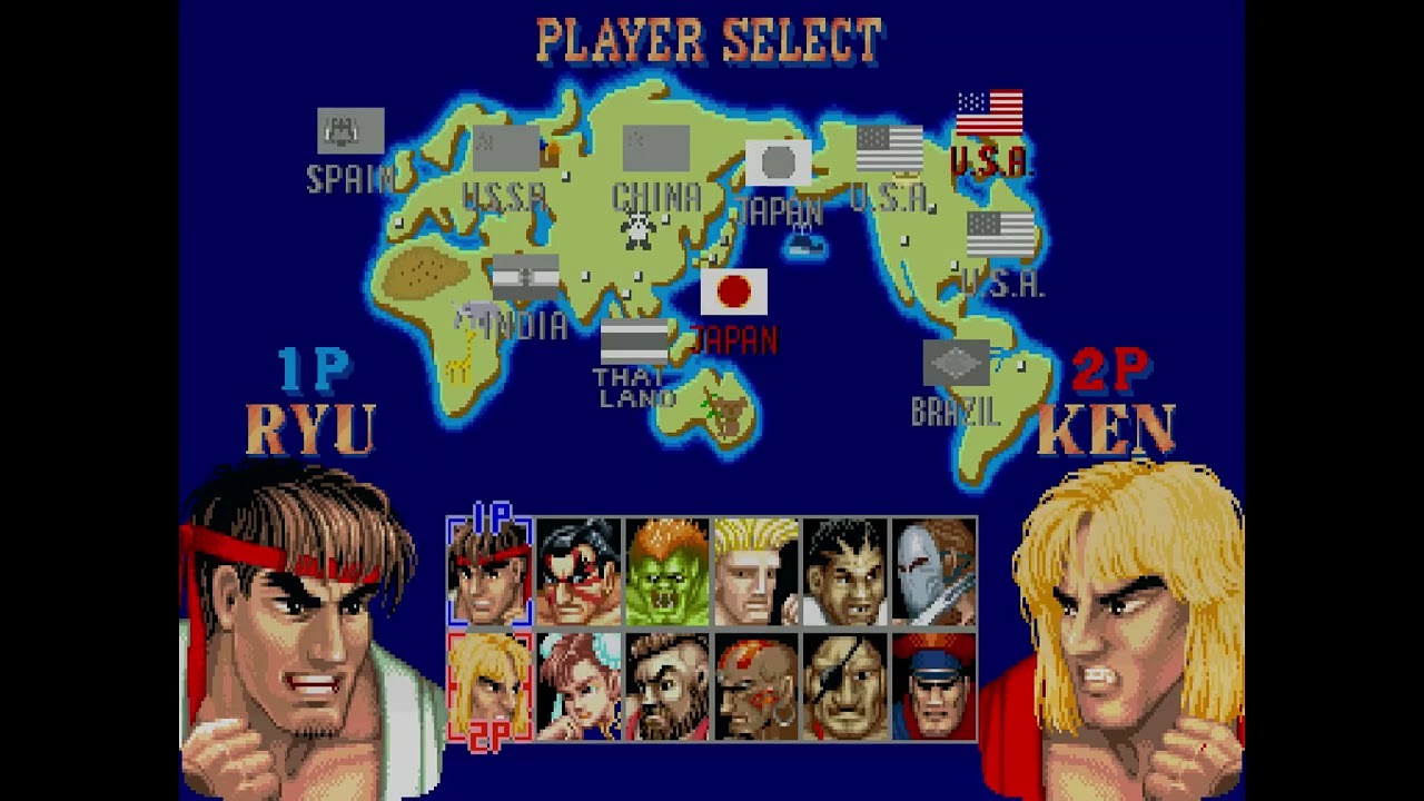 Street Fighter II' Champion Edition (Sharp X68000) - YouTube