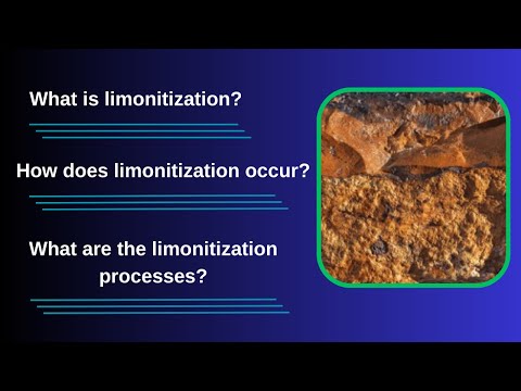 What is limonitization? How does limonitization occur? What are the limonitization processes?