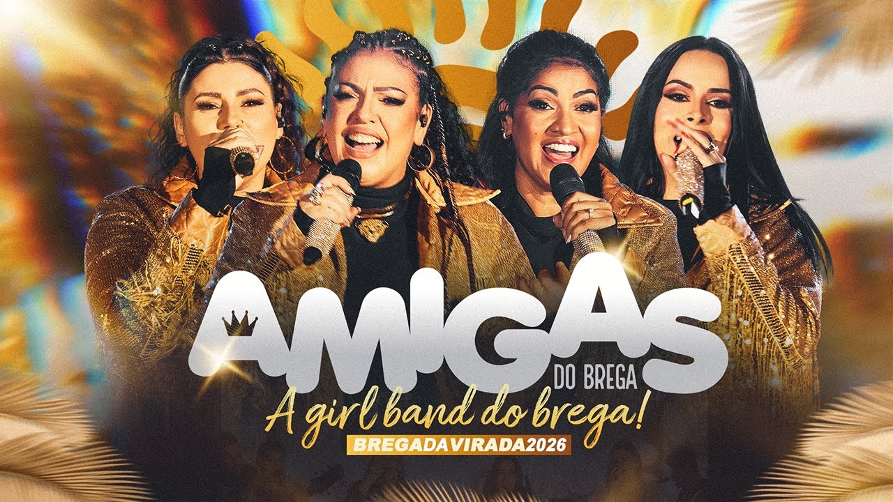 Amigas do Brega no Brega da Virada 2026 ao vivo no aniversário da Academia Match Fit