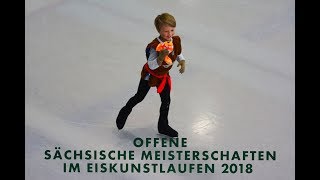 Eiskunstlauf Kür Grischa Sächsische Meisterschaften im Eiskunstlaufen Chemnitz 2018