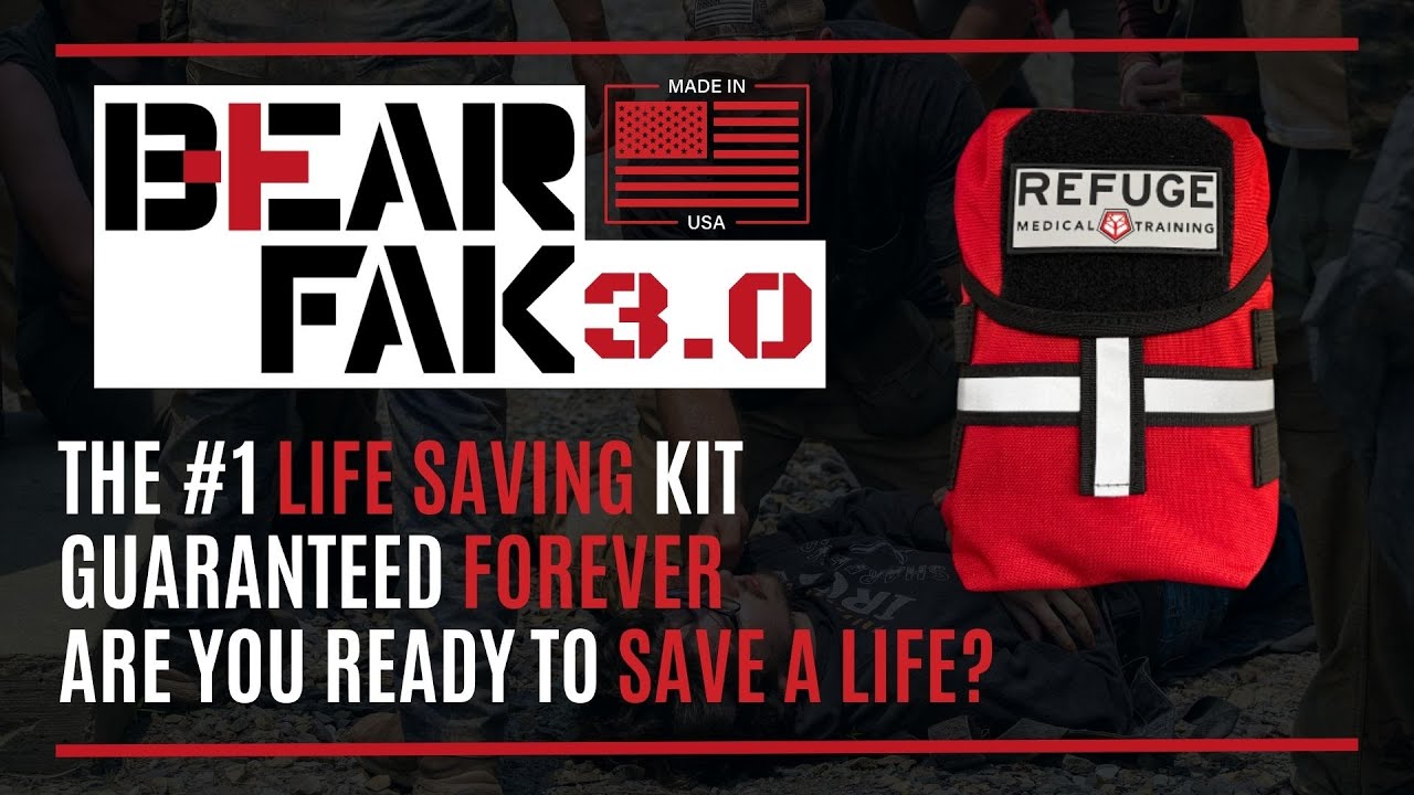 The #1 Life Saving First Aid Kit | BearFak 3.0 | Trauma Ready 🇺🇸 - YouTube