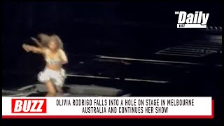 Olivia Rodrigo Falls Through Stage Floor At Her Show In Melbourne, Australia The Daily List