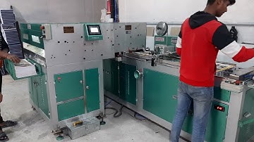 notebook (copy) stitching and folding with edge squaring 3in1 machine