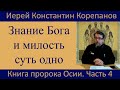 Книга пророка Осии. Часть 4. Лекция 27 из Храма на Крови иерея Константина Корепанова.  (12.04.2021)