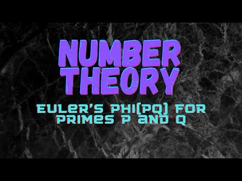 Euler’s phi(pq) for