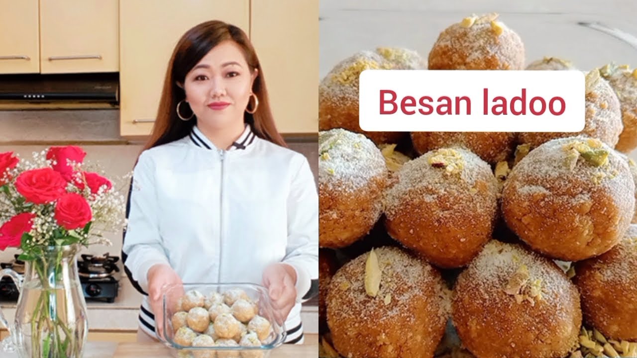 Besan ladoo II Chickpea flour ladoo ladoo YouTube