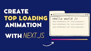How to create top progress bar in Next.js