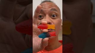 👂 ASMR SWEDISH FISH TAILS (2 FLAVORS IN 1) AND EATING SOUNDS 👂 #asmr #shorts