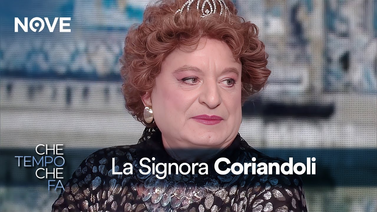 La Signora Coriandoli e l'aneddoto sul Capodanno | Che tempo che fa