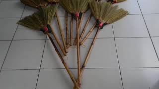 Sapu Bambu Padi Asli Made In Indonesia 