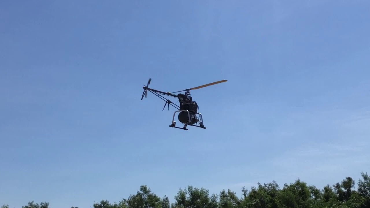 The World First Hydrogen fuel cell UAV Helicopter by HJUAVTaiwanfuel