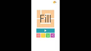【Fill 一筆書きパズルゲーム】極力早く終わらせる(Level1 １〜１００) screenshot 3
