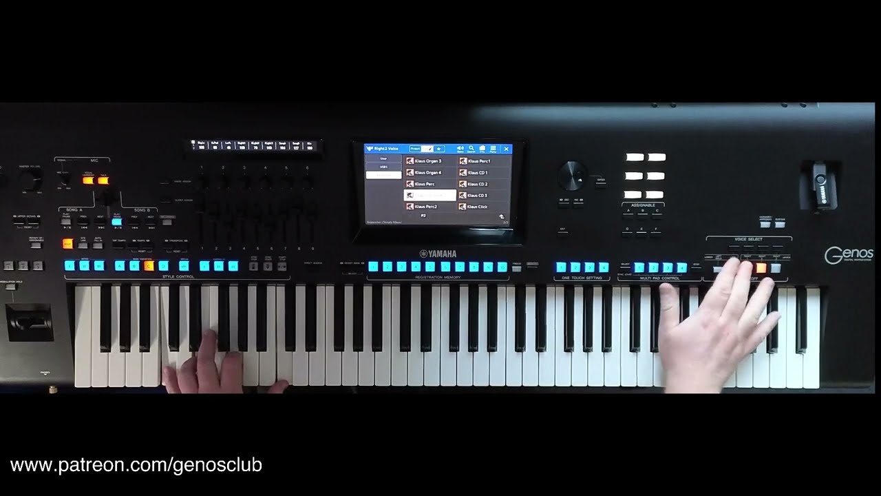 Yes Sir I Can Boogie - Yamaha Genos - Baccara