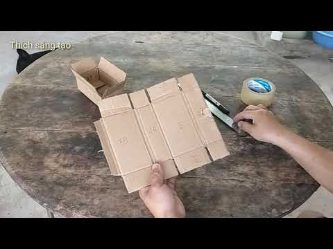 Video Cách làm thùng carton đóng hàng online.. - youtube