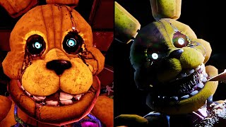 New Springtrap Skin "Pit Rabbit" - All Jumpscares/Kill Animations - Bite By Night (Roblox)