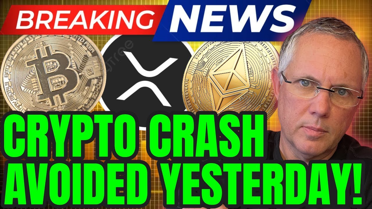 All Crypto Holders Were Saved Yesterday! Major Crypto Crash Avoided!  Breaking Crypto News!