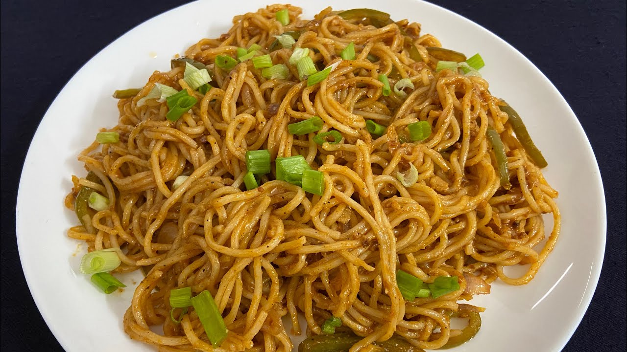 Burnt garlic noodles noodles recipe veg recipe by Akkus kitchen
