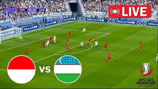 Indonesia  U23 vs  Uzbekistan U23 | PIALA ASIA AFC U-23 | PES GAMEPLAY