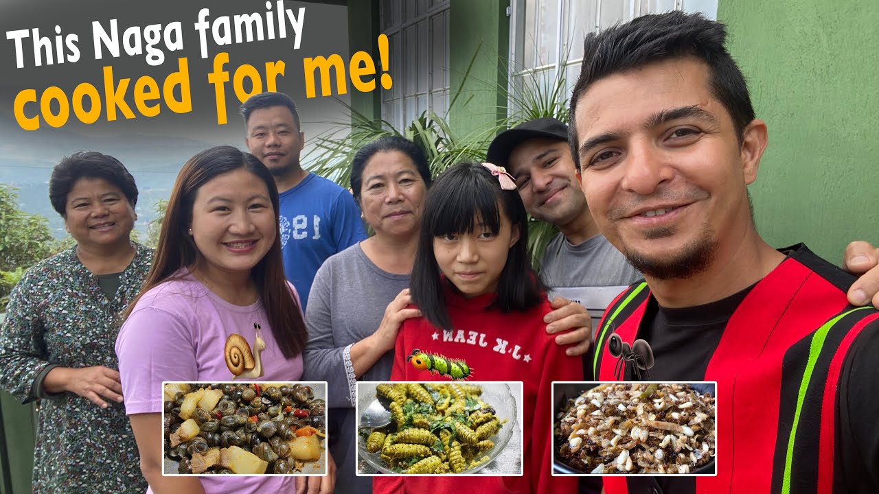 Trying Traditional Naga Food in Kohima 🐌🐛🐜