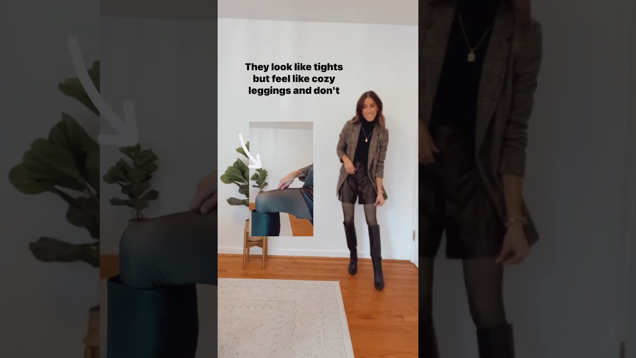 Best Winter Fashion Secret to Staying Warm! Fleece Lined Tights | Panty Hose 