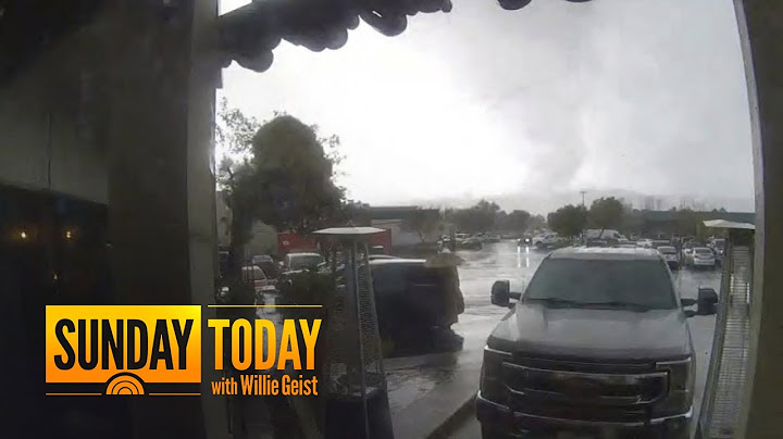 Tornado touches down in Northern California, several injured