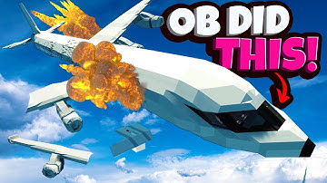 Our Plane Crashes After C4 Explodes it in Stormworks Multiplayer!